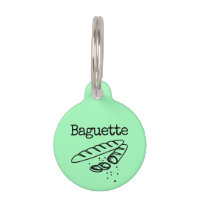 Baguette au pain vert
