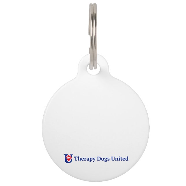 Médaillon Pour Animaux Balise Chien TDU (Dos)