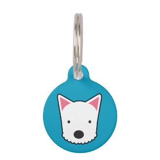 Médaillon Pour Animaux Balise Chien Westie