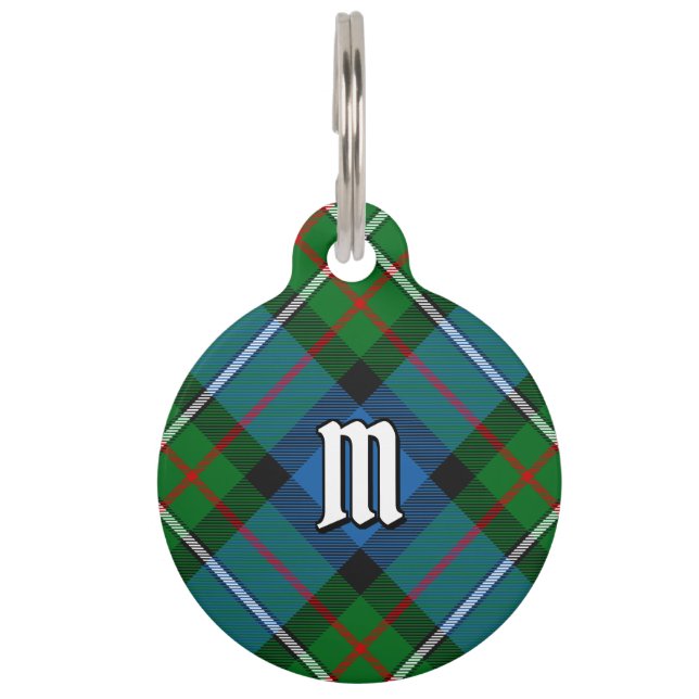 Médaillon Pour Animaux Balise Clan Ferguson Tartan Pet ID (Devant)