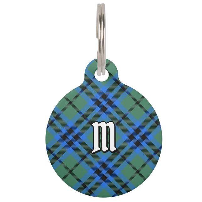 Médaillon Pour Animaux Balise Clan Keith Tartan Pet ID (Devant)