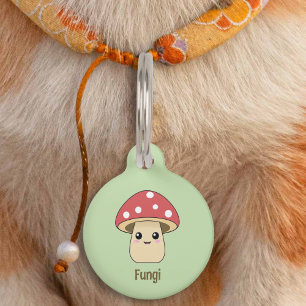 Médaillon Pour Animaux Balise de animal de compagnie de champignons