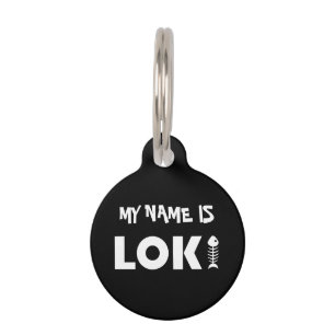 Médaillon Pour Animaux Balise d'ID animal de compagnie Loki Cat
