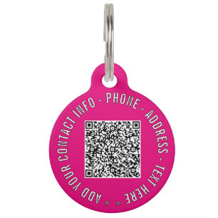 Médaillon Pour Animaux Balise d'identification de l'animal de compagnie d