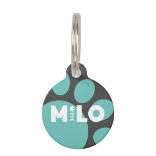 Médaillon Pour Animaux Balise d'identification de l'animal de compagnie E