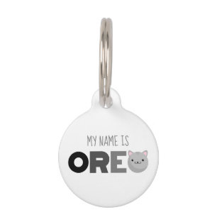 Médaillon Pour Animaux Balise d'identification de l'animal de compagnie O