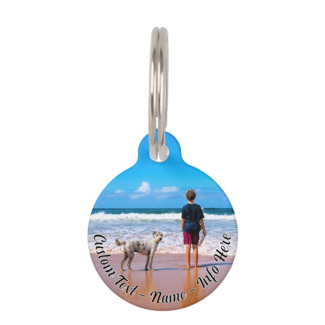 Médaillon Pour Animaux Balise d'identification de votre animal de compagn (Devant)
