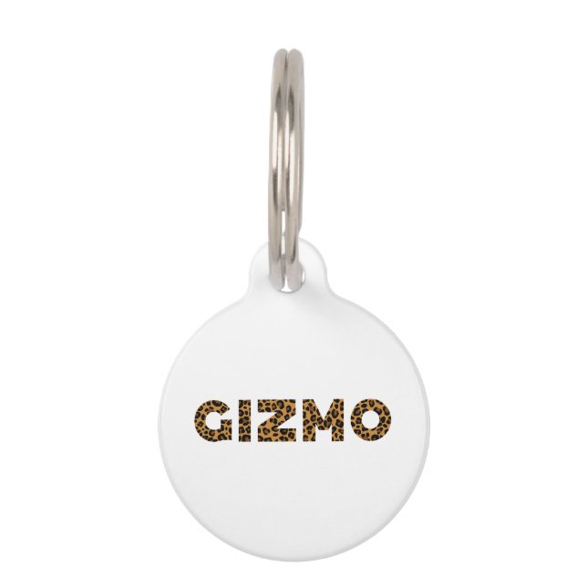 Médaillon Pour Animaux Balise ID animal de compagnie Gizmo (Devant)