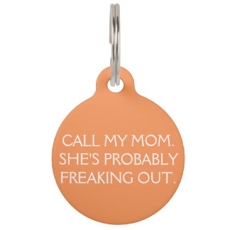 Médaillon Pour Animaux Balise Mon chien maman