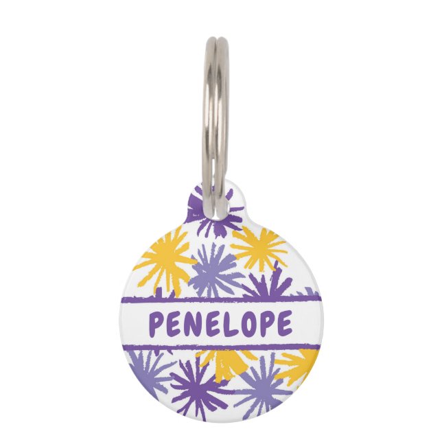 Médaillon Pour Animaux Balise PomPom Pet (Devant)