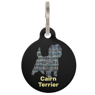 Médaillon Pour Animaux Balise pour animal de compagnie Cairn Terrier Dog 