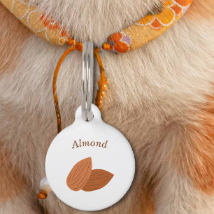 Médaillon Pour Animaux Balise pour animal de compagnie d'amande