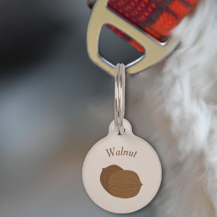 Médaillon Pour Animaux Balise pour animal de compagnie de noix