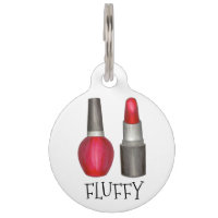 Balise rouge lipstick clou polonais maquillage de