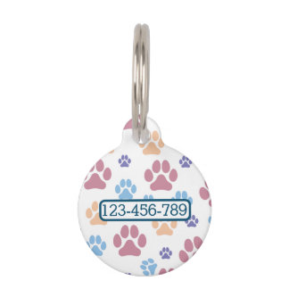 Médaillon Pour Animaux Balises d'ID de chien personnalisées avec nom et c