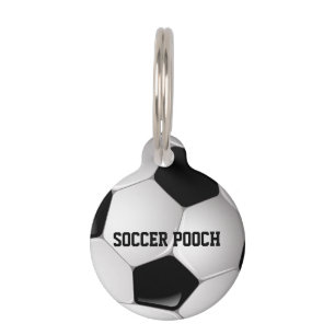 Médaillon Pour Animaux Ballon de football personnalisable du football