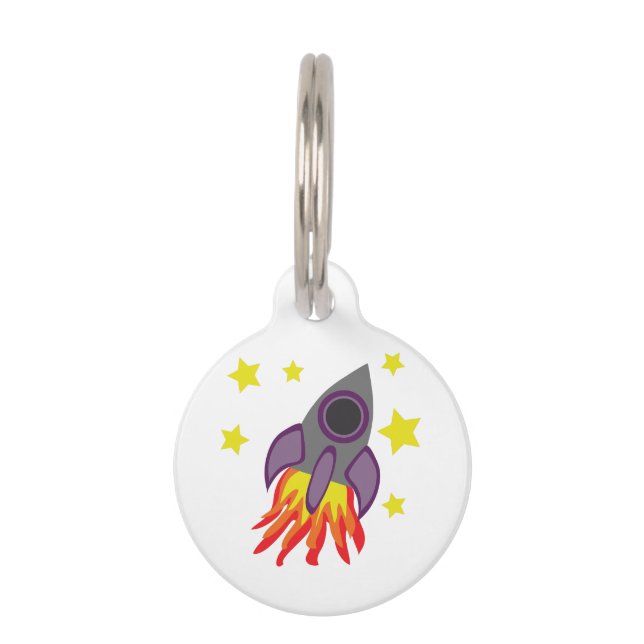 Médaillon Pour Animaux Bateau de Rocket (Devant)