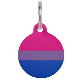 Médaillon Pour Animaux Bisexual pride
