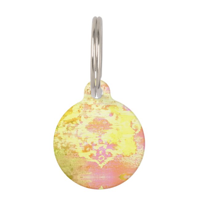 Médaillon Pour Animaux Boho gai vers le sud-ouest Pou liquide acrylique (Devant)