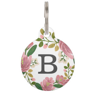 Médaillon Pour Animaux Bouquet Blush