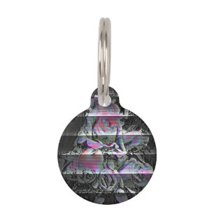 Médaillon Pour Animaux Bouquet Techno