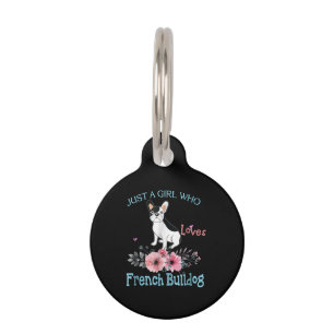 Médaillon Pour Animaux Cadeau Chien Aime Bouledogue Français