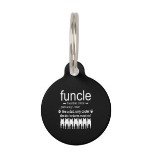 Médaillon Pour Animaux Cadeau Chien Frenchie Oncle - Comme Papa Mais Pl