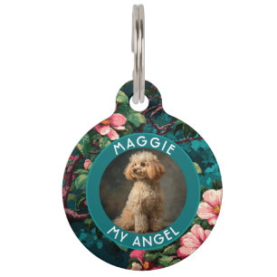 Médaillon Pour Animaux Cadeau coloré pour maman de fourrure Gerdenias flo