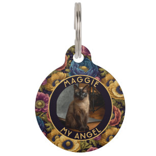 Médaillon Pour Animaux Cadeau d'amour d'animal mignon Anémones