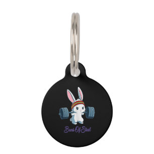 Médaillon Pour Animaux Cadeau de lapin  Attractions de gymnastique sur le