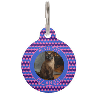 Médaillon Pour Animaux Cadeau élégant pour le propriétaire d'animaux abst