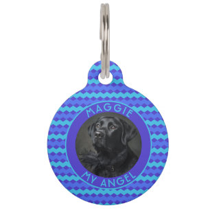Médaillon Pour Animaux Cadeau élégant pour papa de chat à géométrie Chevr