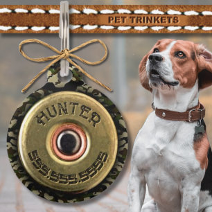 Médaillon Pour Animaux Camouflage vert Chasse au pistolet à air comprimé