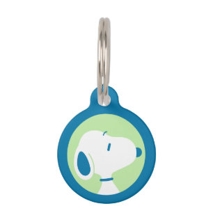 Médaillon Pour Animaux Casse-croûte   Snoopy Blue Deco Dreams