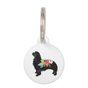 Médaillon Pour Animaux Cavalier King Charles Spaniel Bohemian Floral
