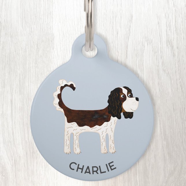 Médaillon Pour Animaux Cavalier King Charles Spaniel Chien Personnalisé (Créateur téléchargé)