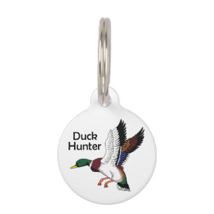 Médaillon Pour Animaux Chasseur de canards