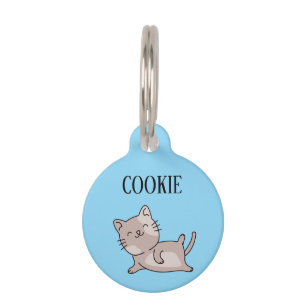 Médaillon Pour Animaux Chat en exercice personnalisé
