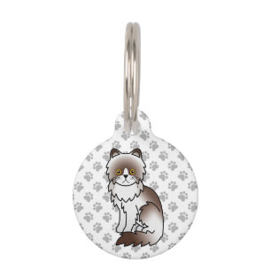 Médaillon Pour Animaux Chat Persan Bicolore Chocolat Cute & Infos sur l'a
