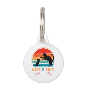 Médaillon Pour Animaux Chats & Tats - Chat 