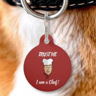 Médaillon Pour Animaux Chef