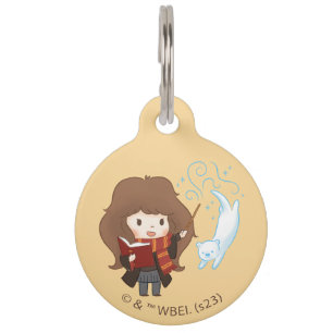 Médaillon Pour Animaux Chibi Hermione Granger Patronus
