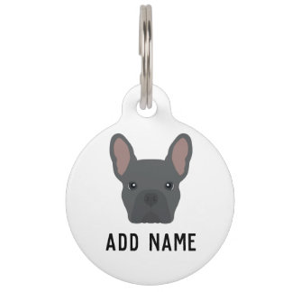 Médaillon Pour Animaux Chien à tête bleue