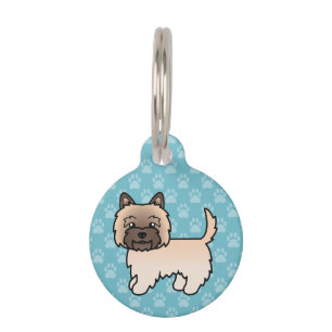 Médaillon Pour Animaux Chien de dessin animé Wheaten Cairn Terrier