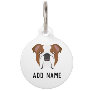 Médaillon Pour Animaux Chien de taureau britannique