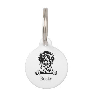 Médaillon Pour Animaux chien pointeur germanique à courte durée personnal