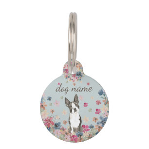 Médaillon Pour Animaux Chien Terrier de Boston chiot