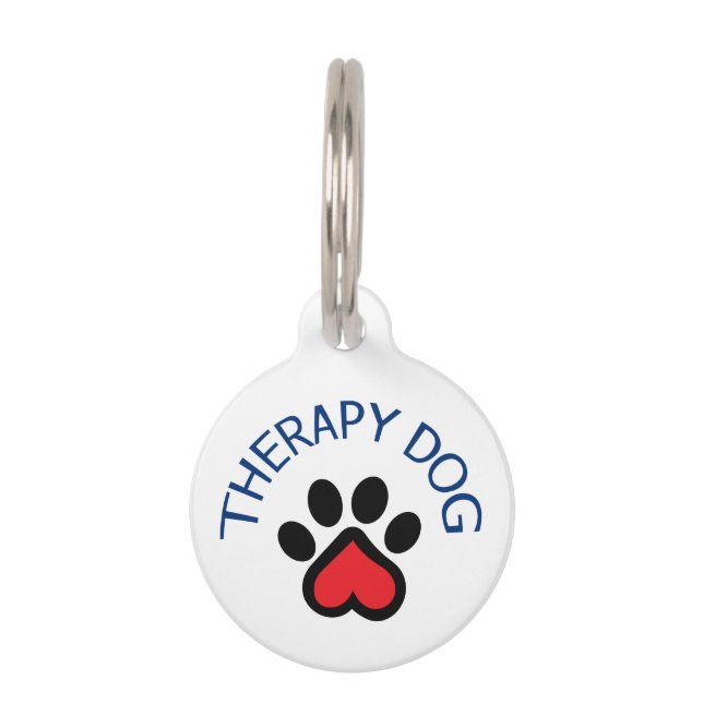 Médaillon Pour Animaux Chien thérapeutique (Devant)