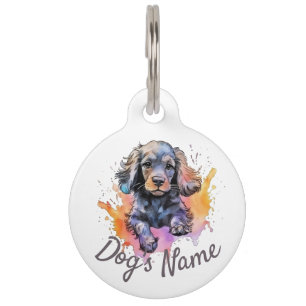 Médaillon Pour Animaux Chiot espagnol américain Cocker