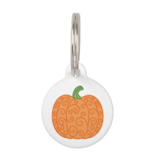 Médaillon Pour Animaux Citrouille d'automne